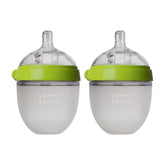Comotomo Baby Bottle 5 oz - 150 ml - 2 Pack Green_1 - ANB Baby